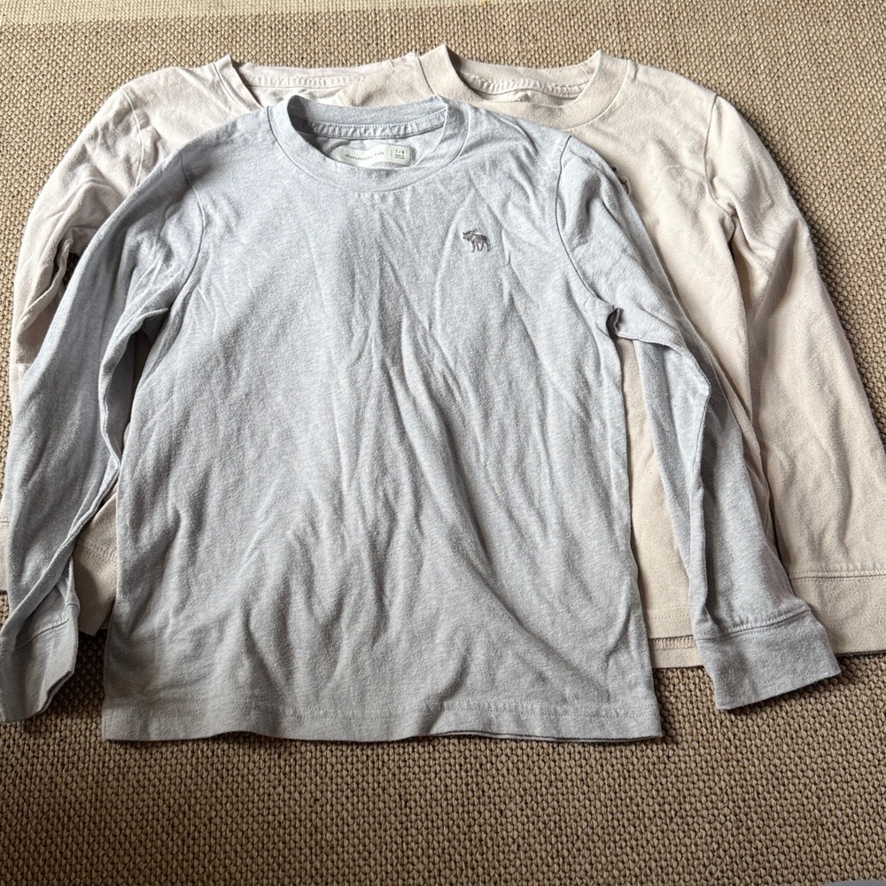 Abercrombie Kids Long Sleeve Tee Bundle Size 7/8